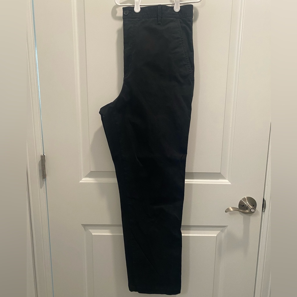 Banana Republic Black Authentic Chino Pants